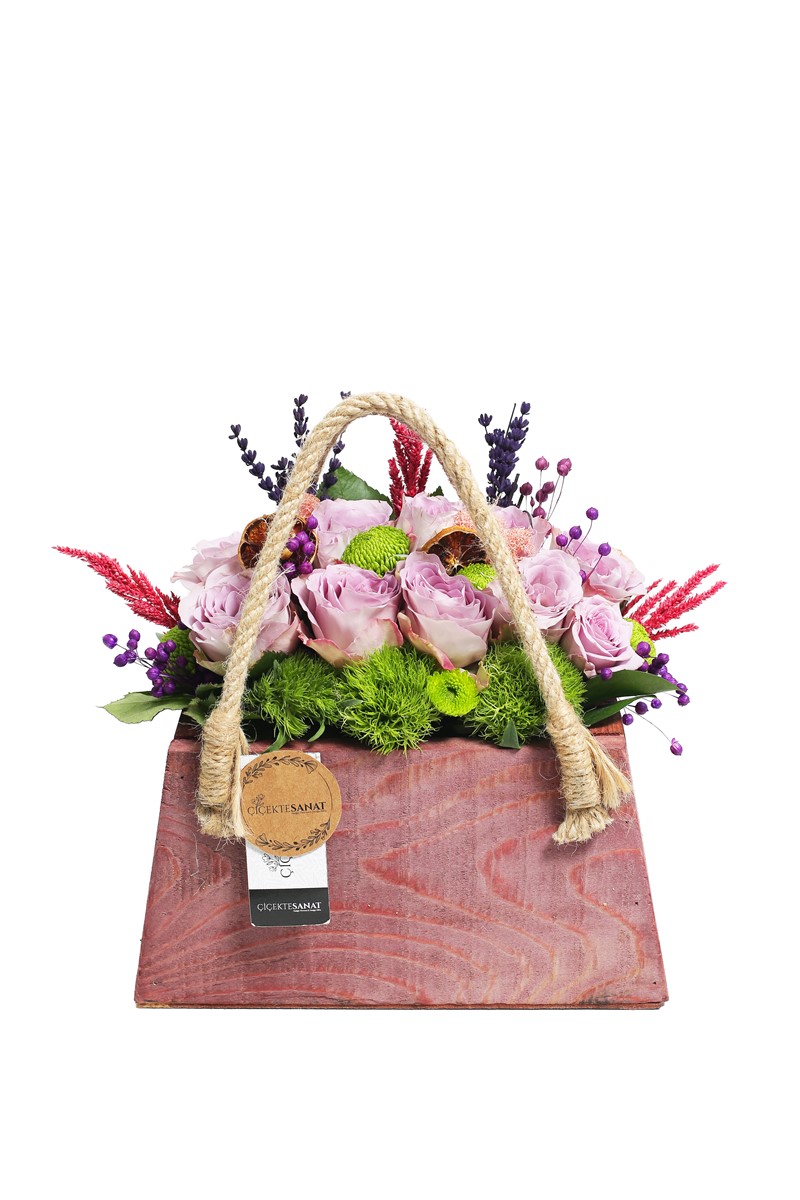 Pink Basket & Lila Güller