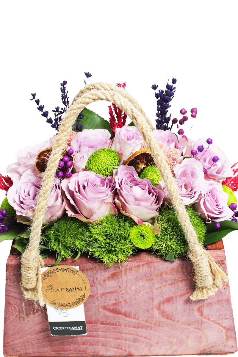 Pink Basket & Lila Güller