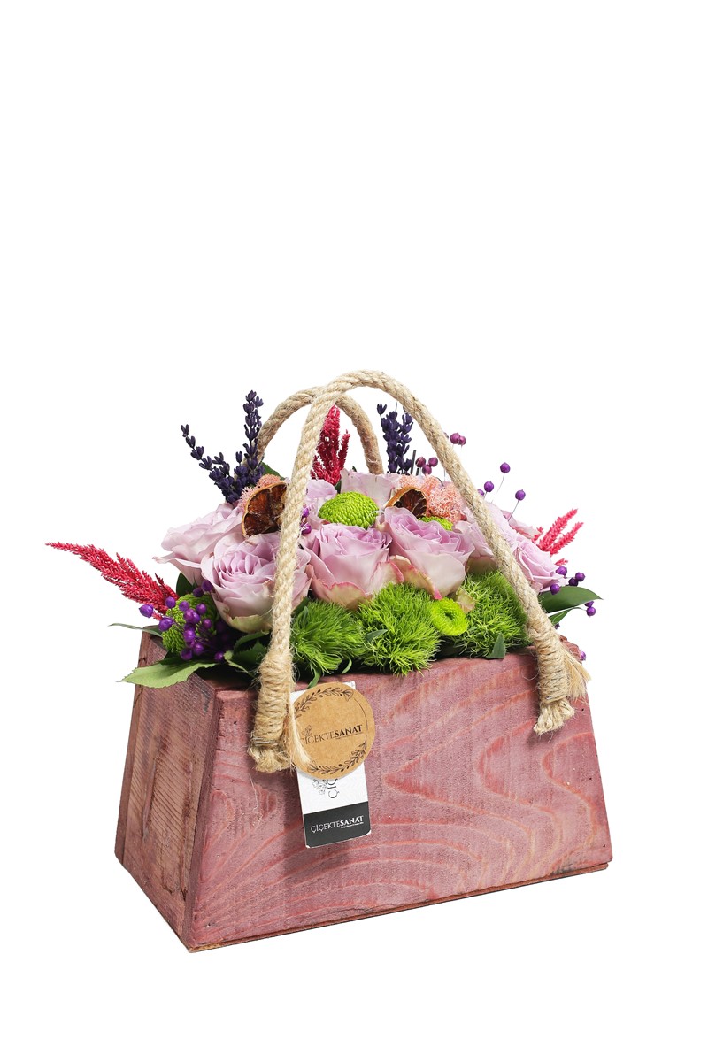 Pink Basket & Lila Güller