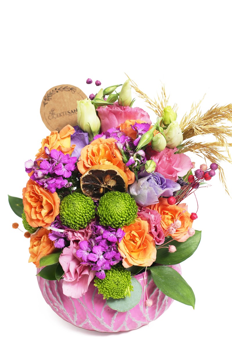 Mixed Press Seasonal Flowers