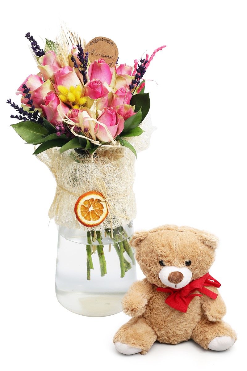 Pembe Roses Bear