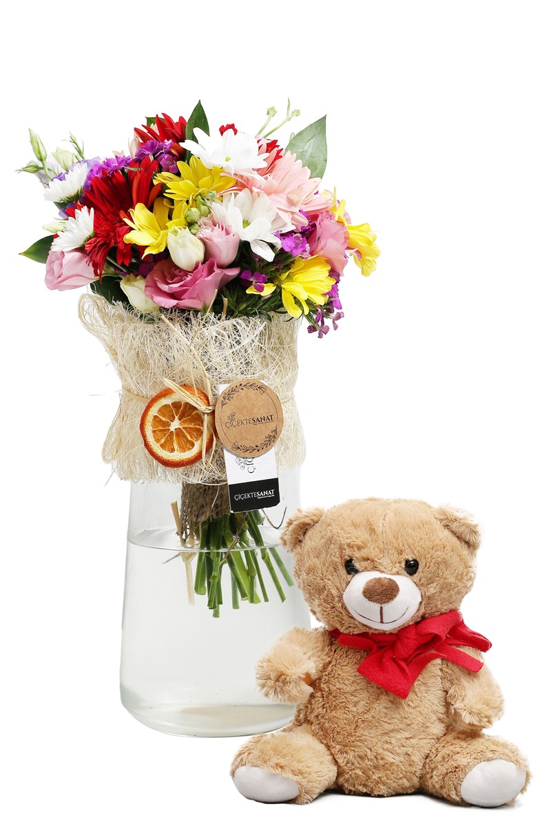 Mevsim Çiçekleri & Bear