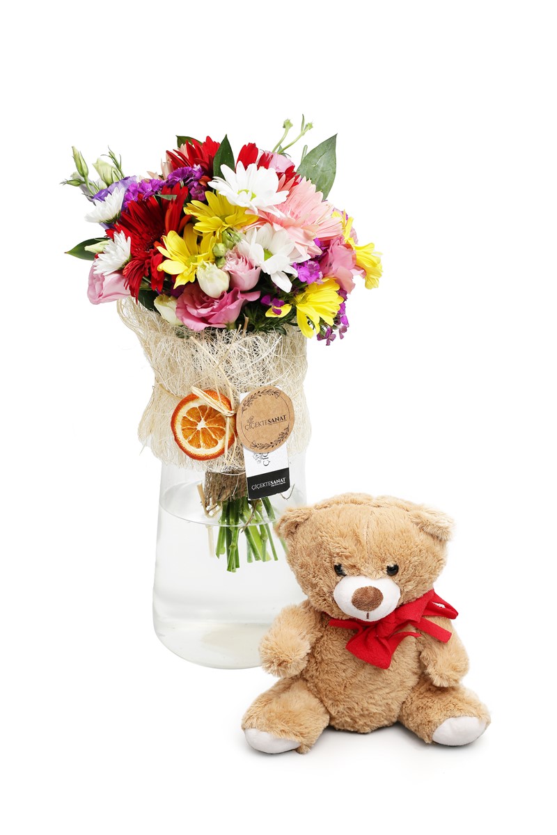 Mevsim Çiçekleri & Bear