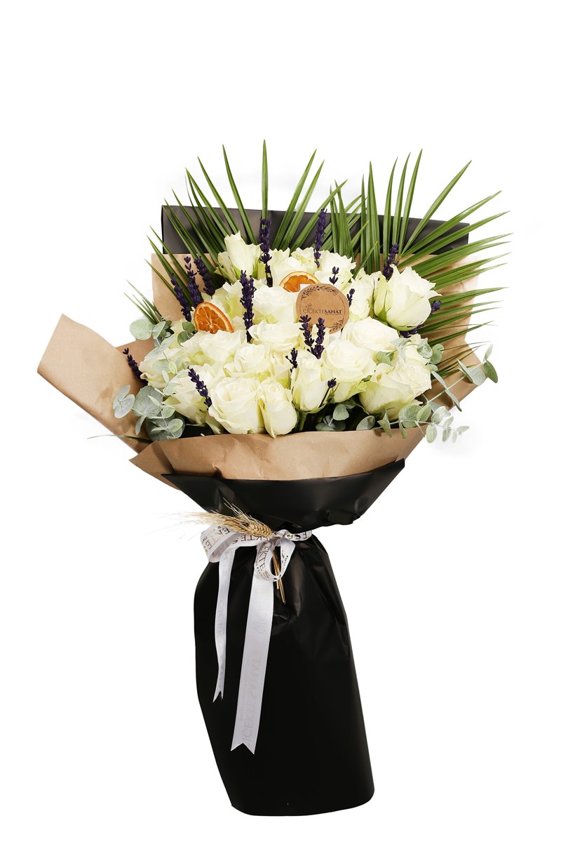 Whıte Angelwing Gül Buketi