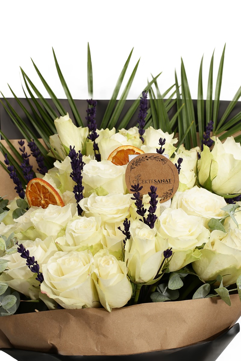 Whıte Angelwing Gül Buketi