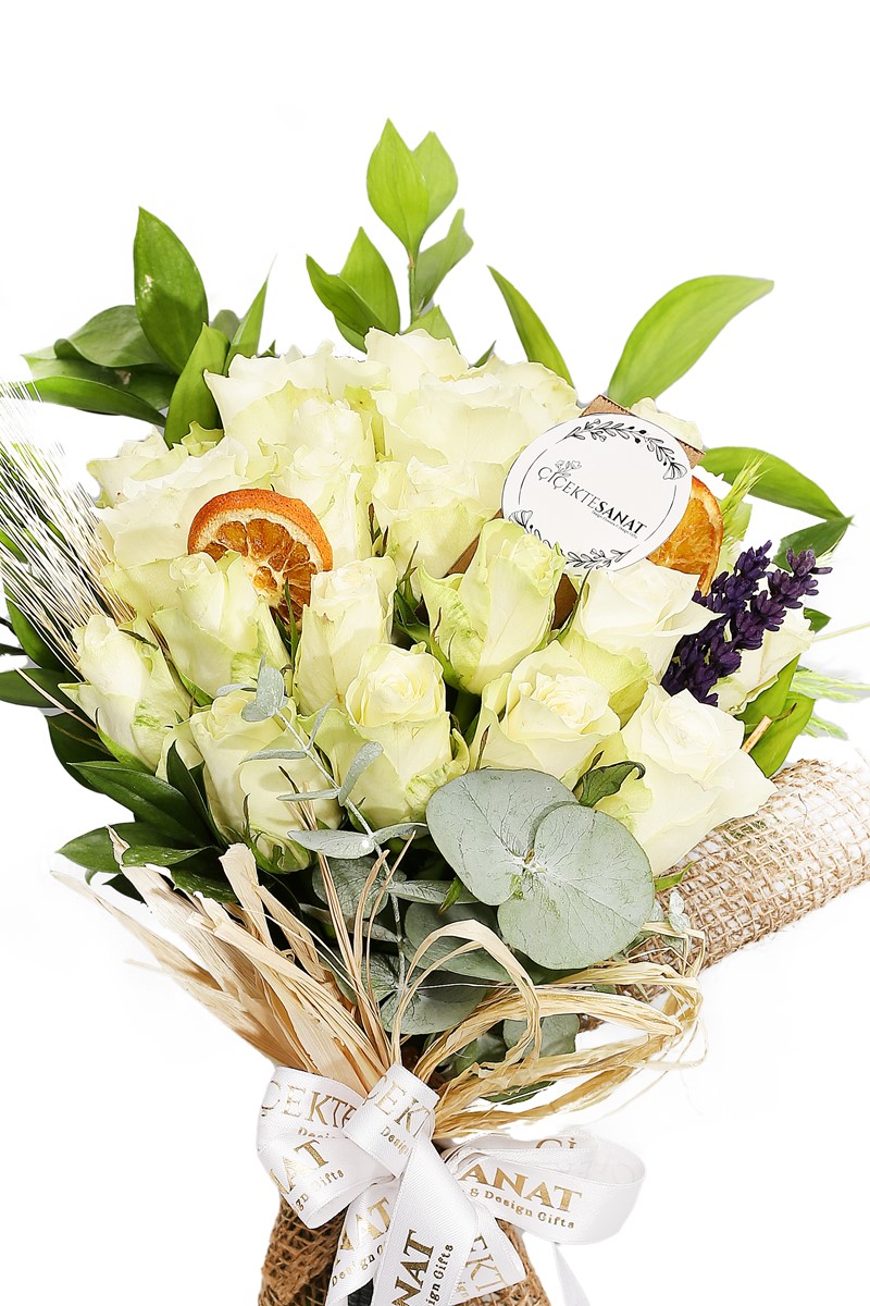 Premium Whıte Roses