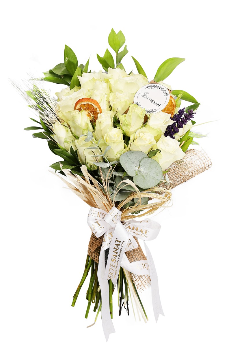 Premium Whıte Roses