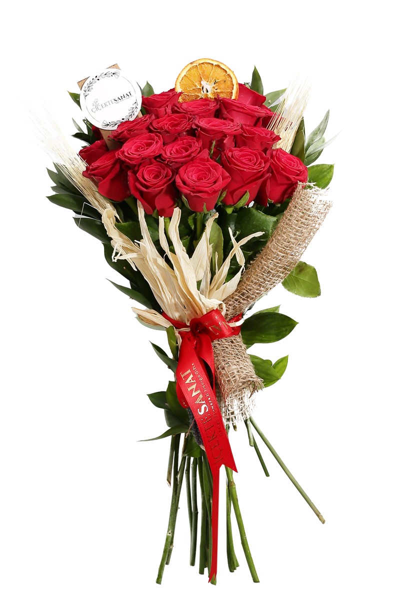 21 Red Roses Bouquet
