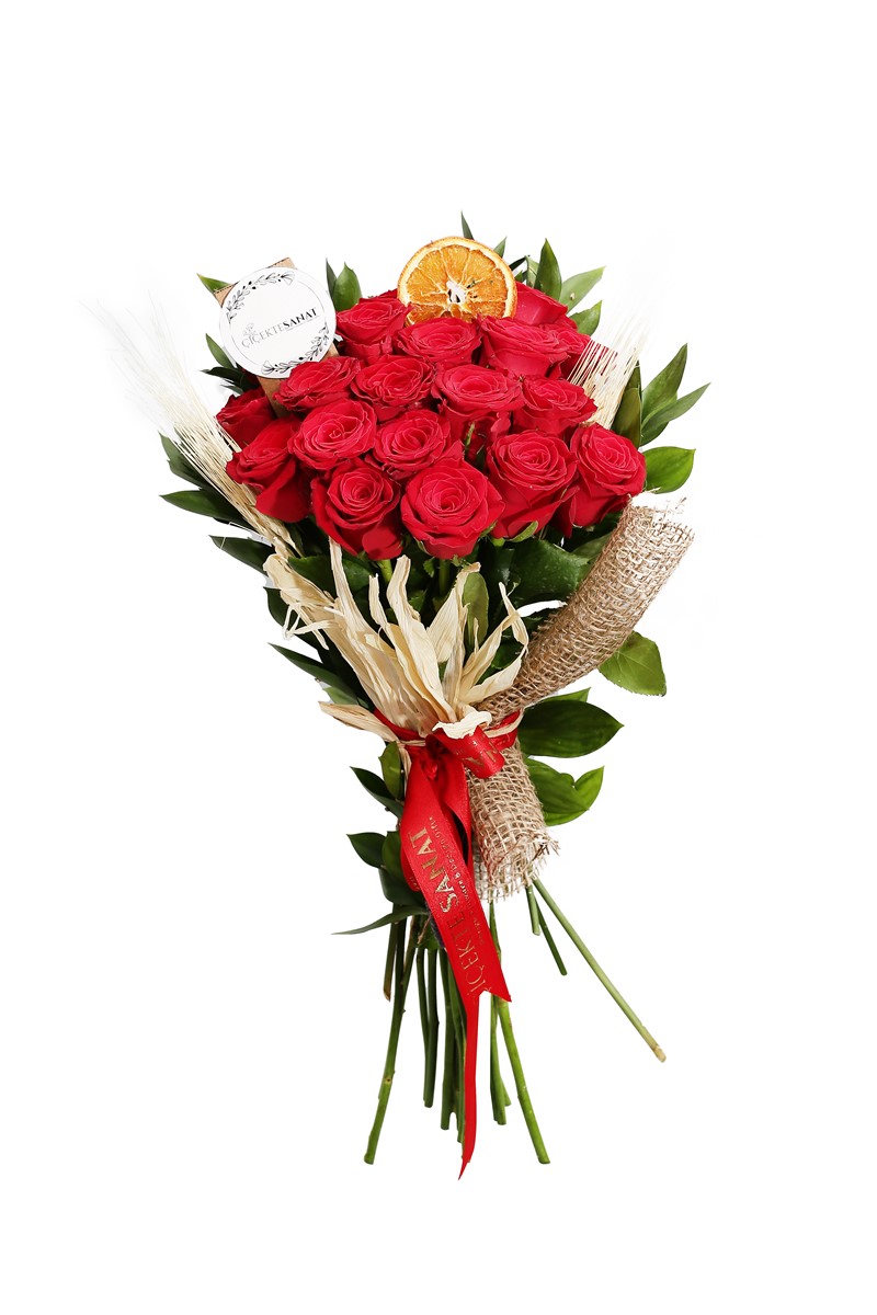 21 Red Roses Bouquet
