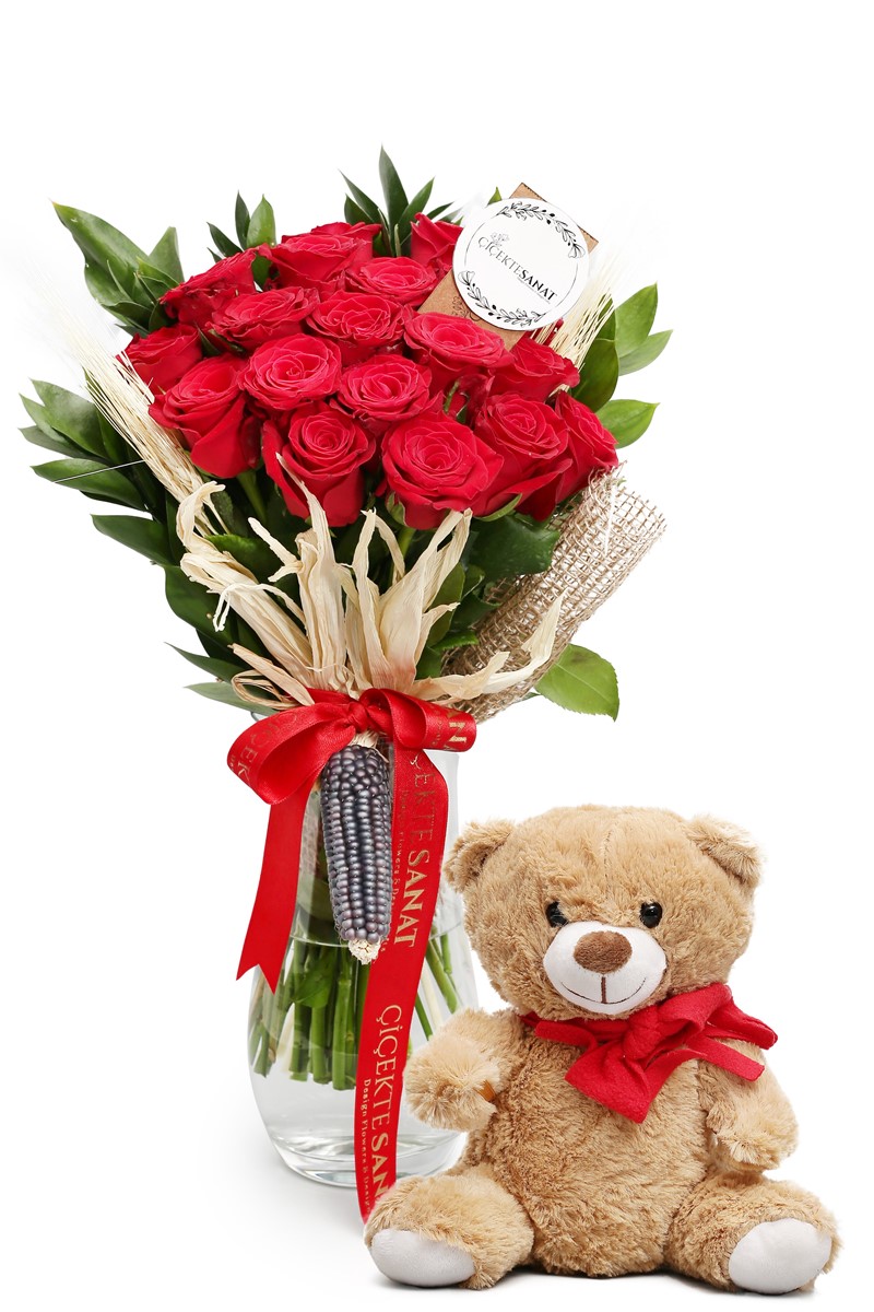 Teddy & Red Color Güller