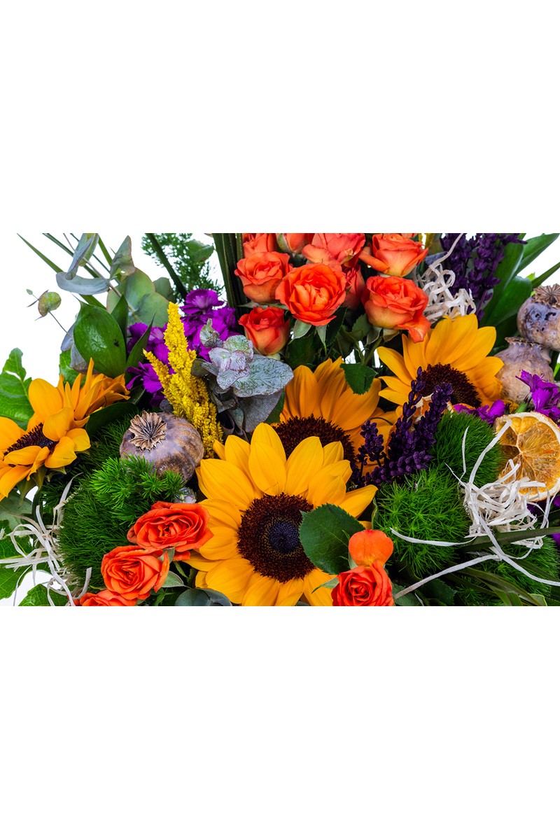 Colorful Flowers İn Copper - 5