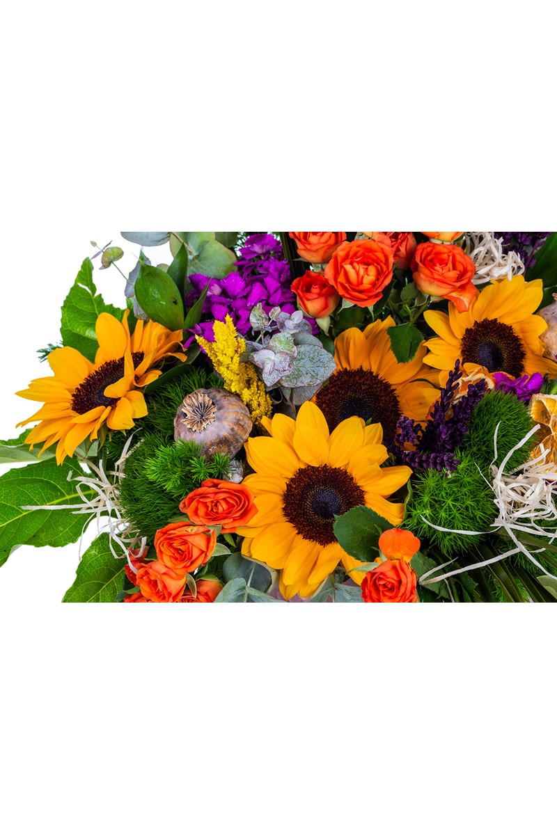 Colorful Flowers İn Copper - 4