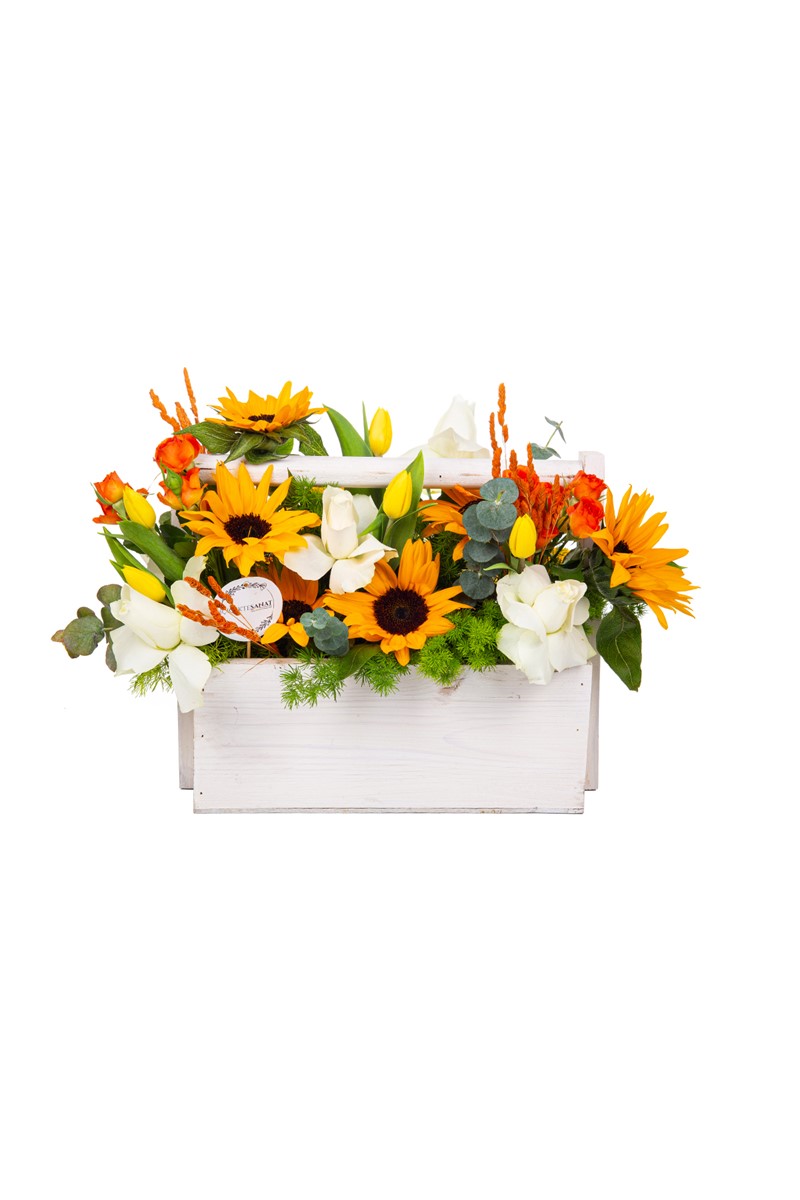 Wooden Sunflower