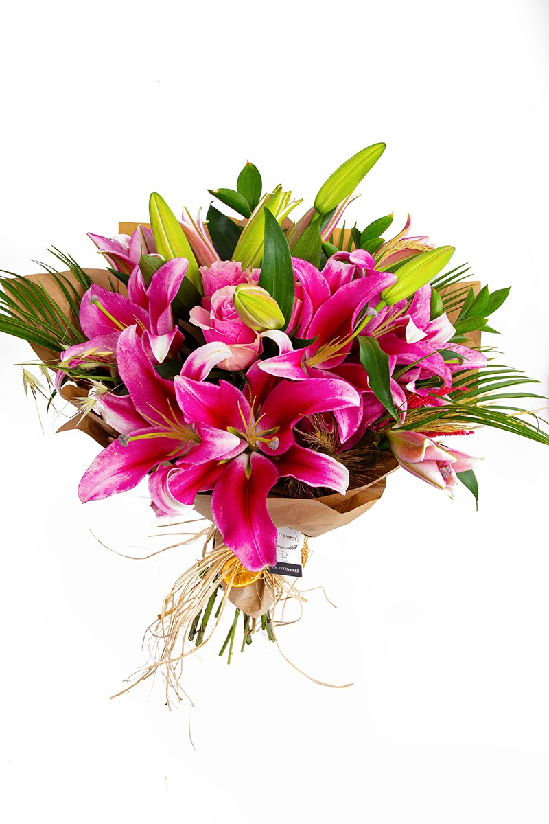 Pink Lilies Bouquet