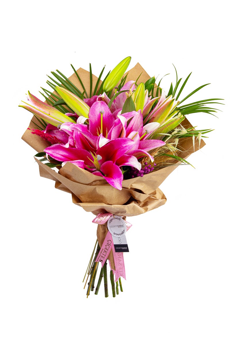 Pink Lily Bouquet