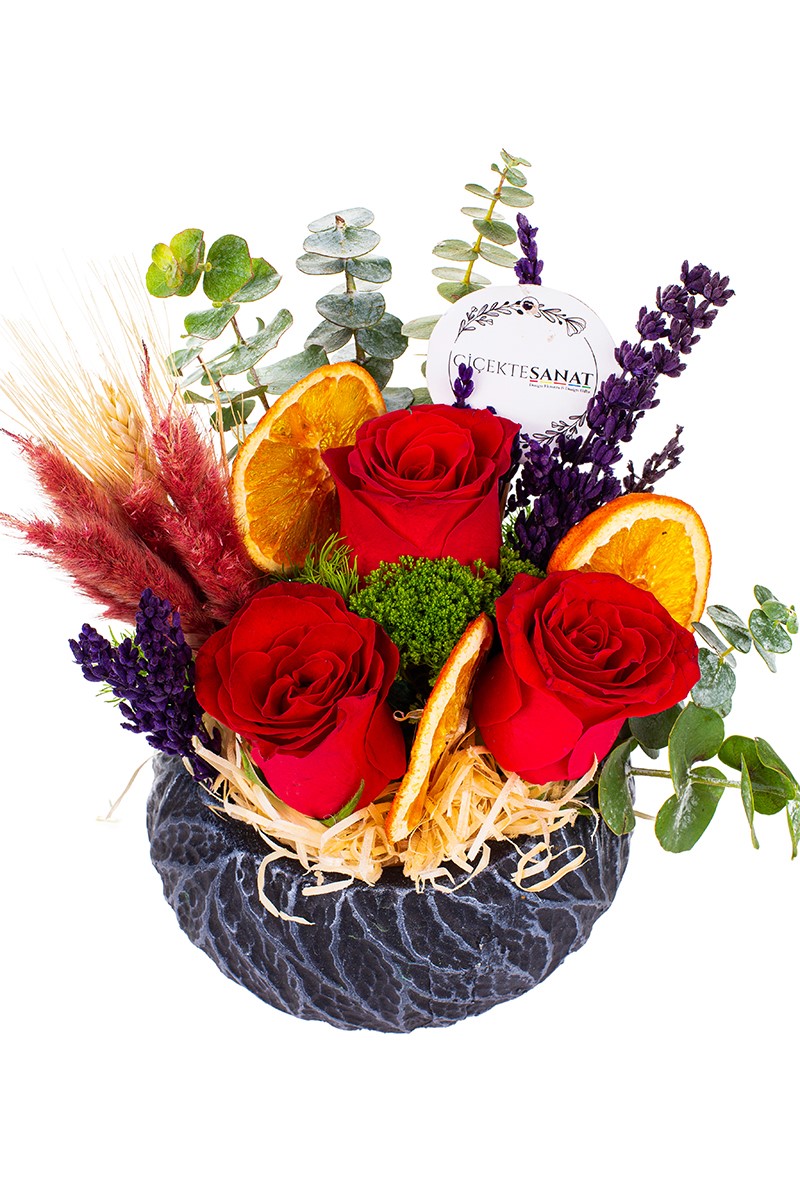 Love Message 3 Kırmızı Gül