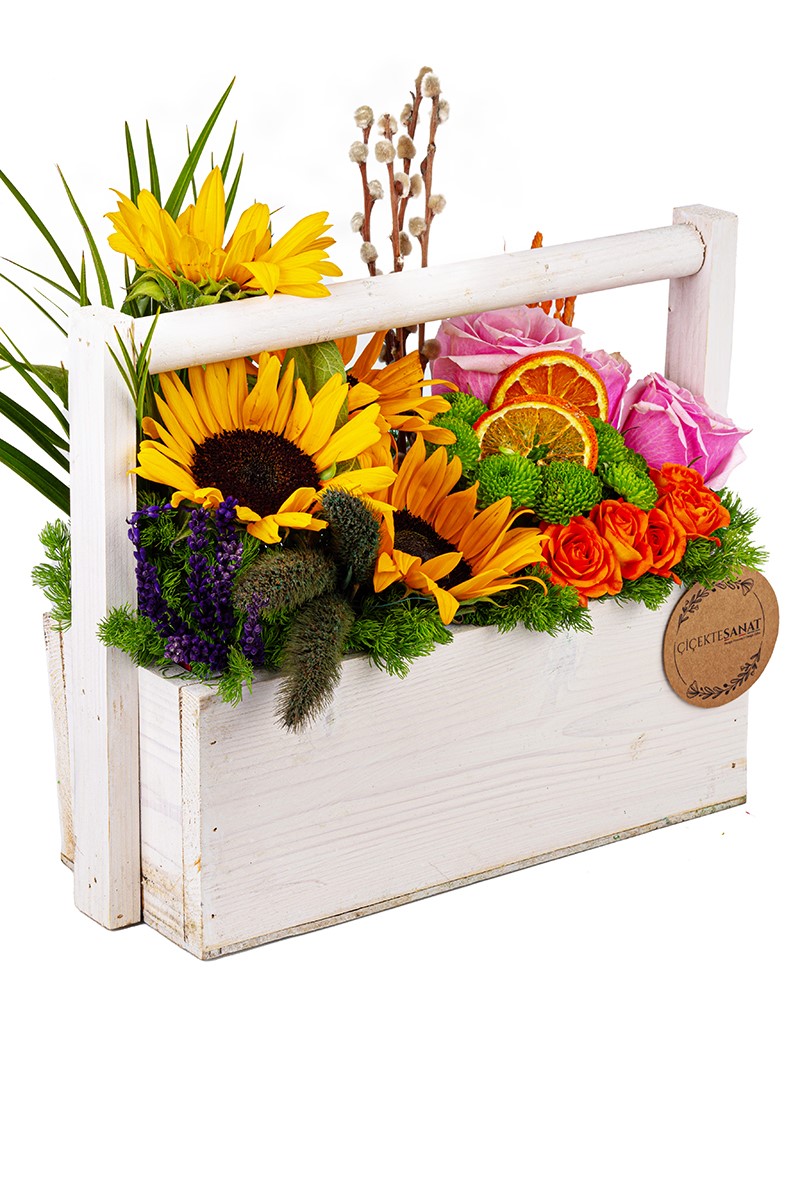 Sunflower Basket