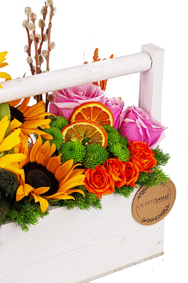 Sunflower Basket
