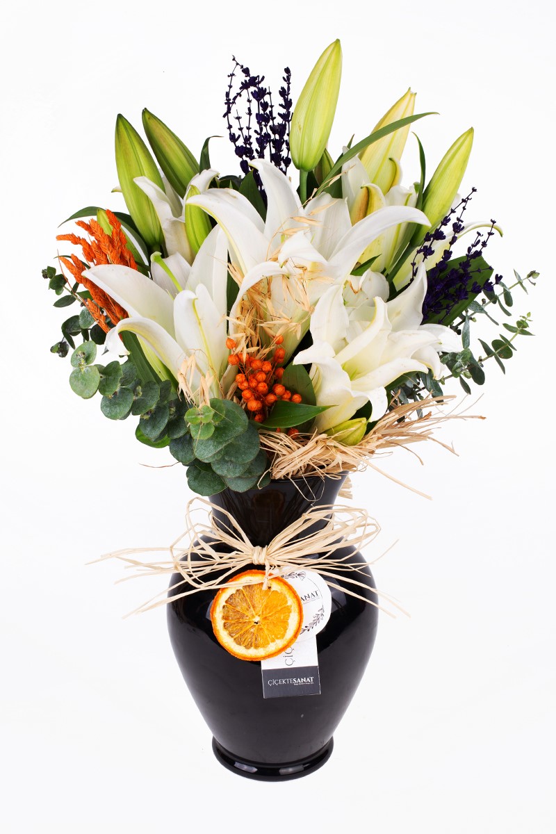 Black ve White Lily - 1