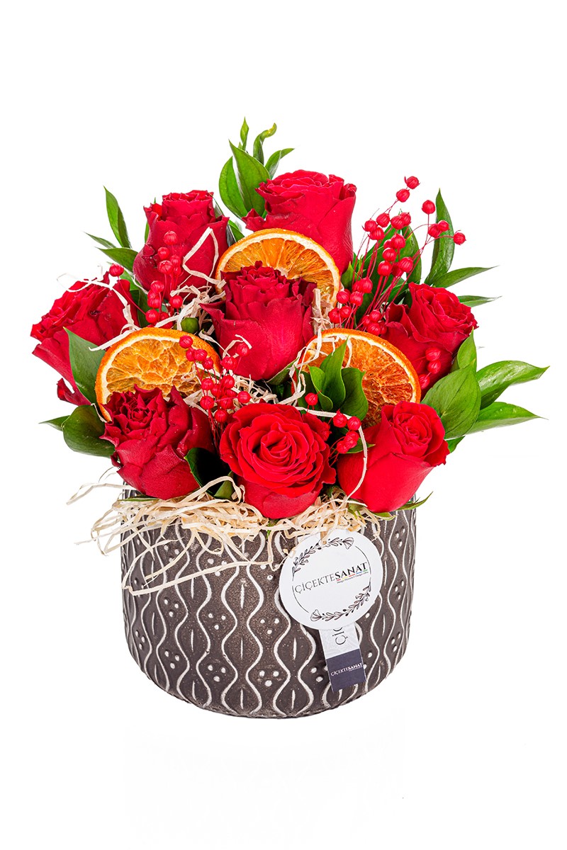 Eight Red Roses