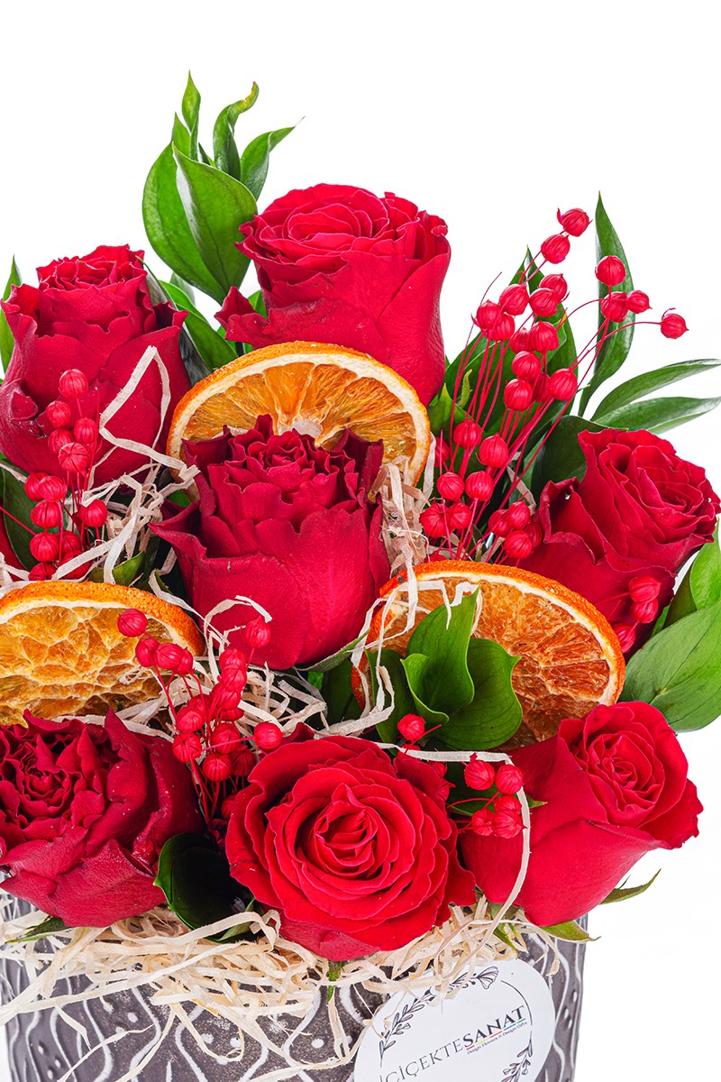 Eight Red Roses