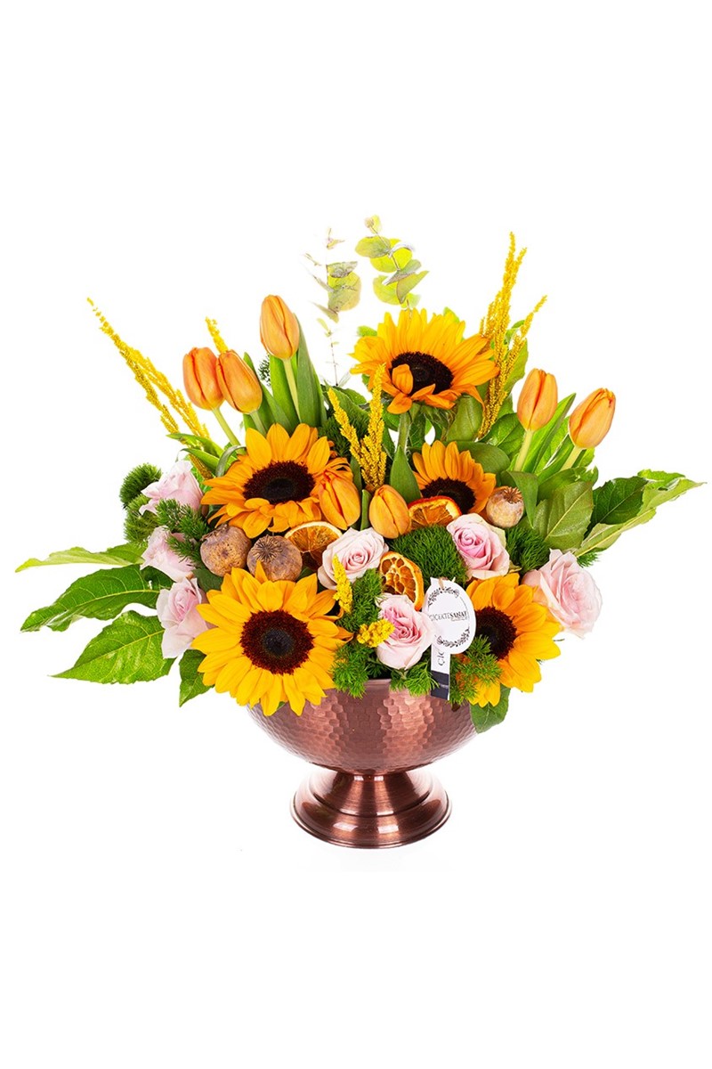 Premium Copper Sunflowers