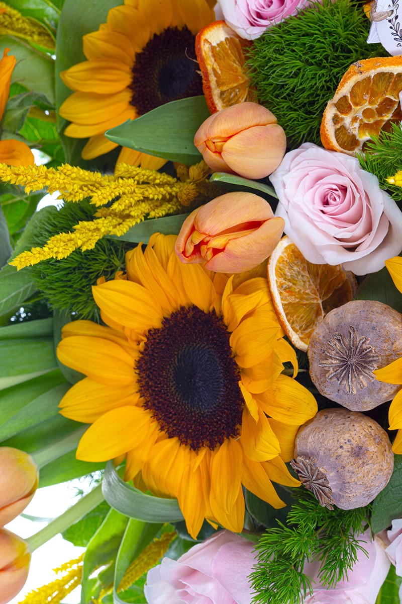 Premium Copper Sunflowers
