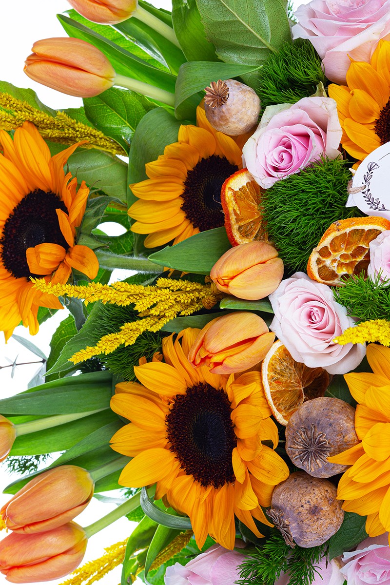 Premium Copper Sunflowers