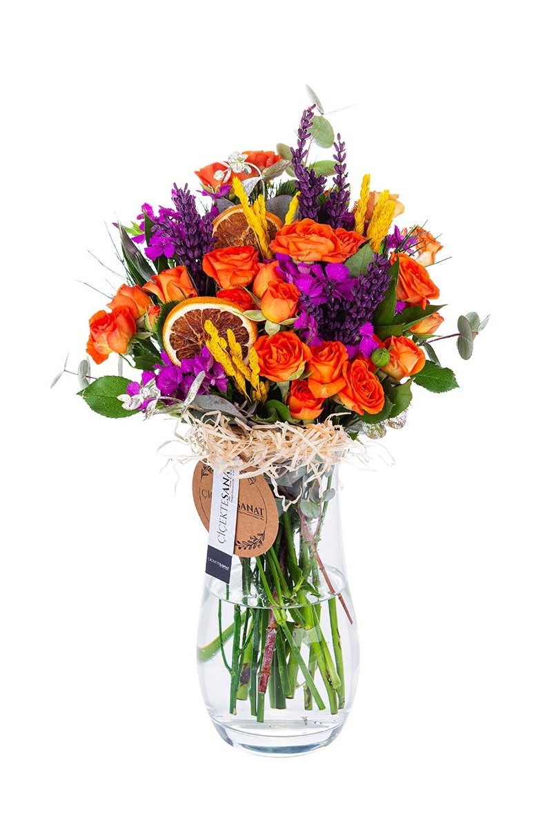 Cool Orange Roses - 1