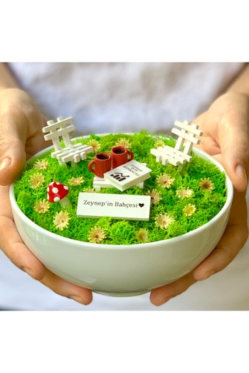 Bankacıya Hediye Teraryum, Bankacı Çiçek, Yeni iş Çiçek